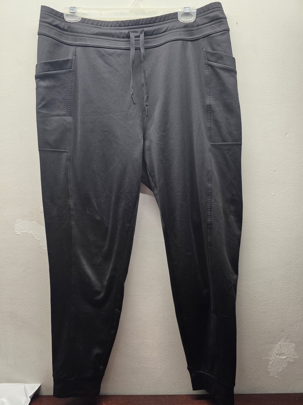 Black Jogger Pants with Side Pockets